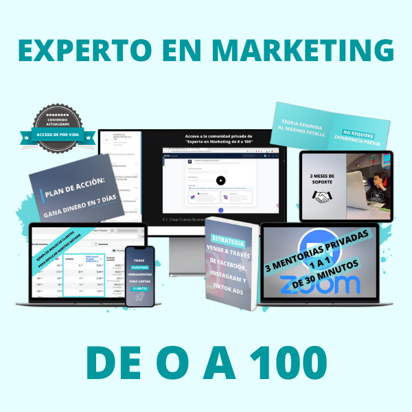 curso experto en marketing de o a 100